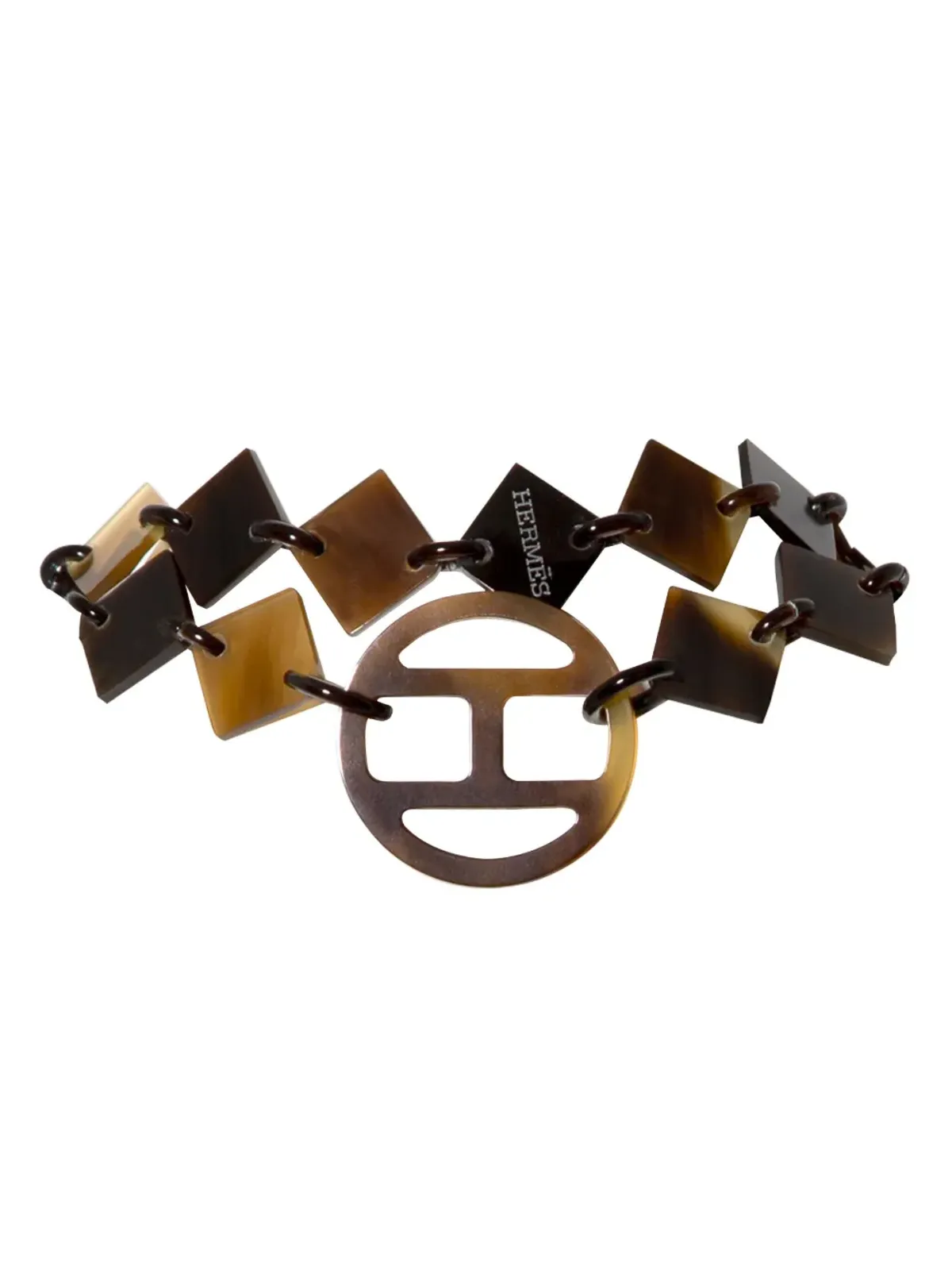 ビンテージ Hermès レナ ラッカー仕上げ ネックレス - 画像2