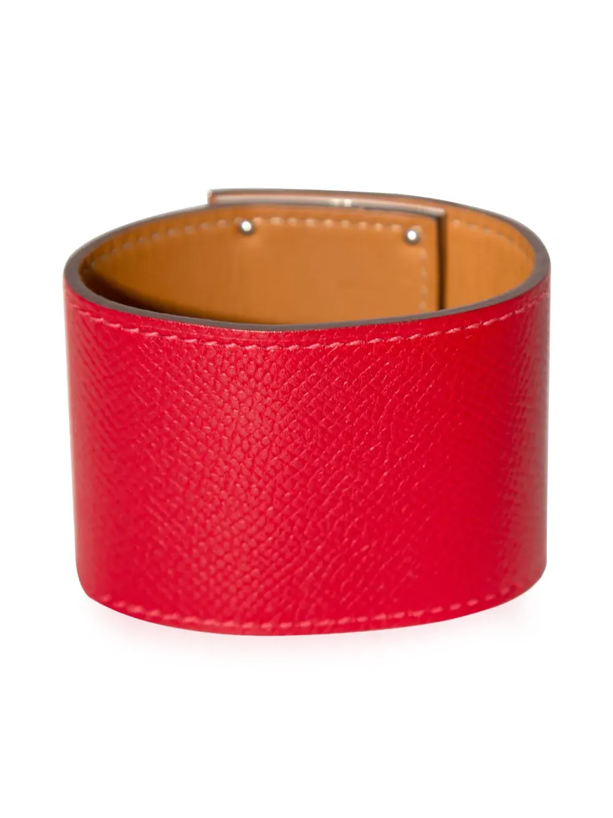 Hermès ビンテージ Kelly Dog Extreme レザー ブレスレット - レッド - 画像2