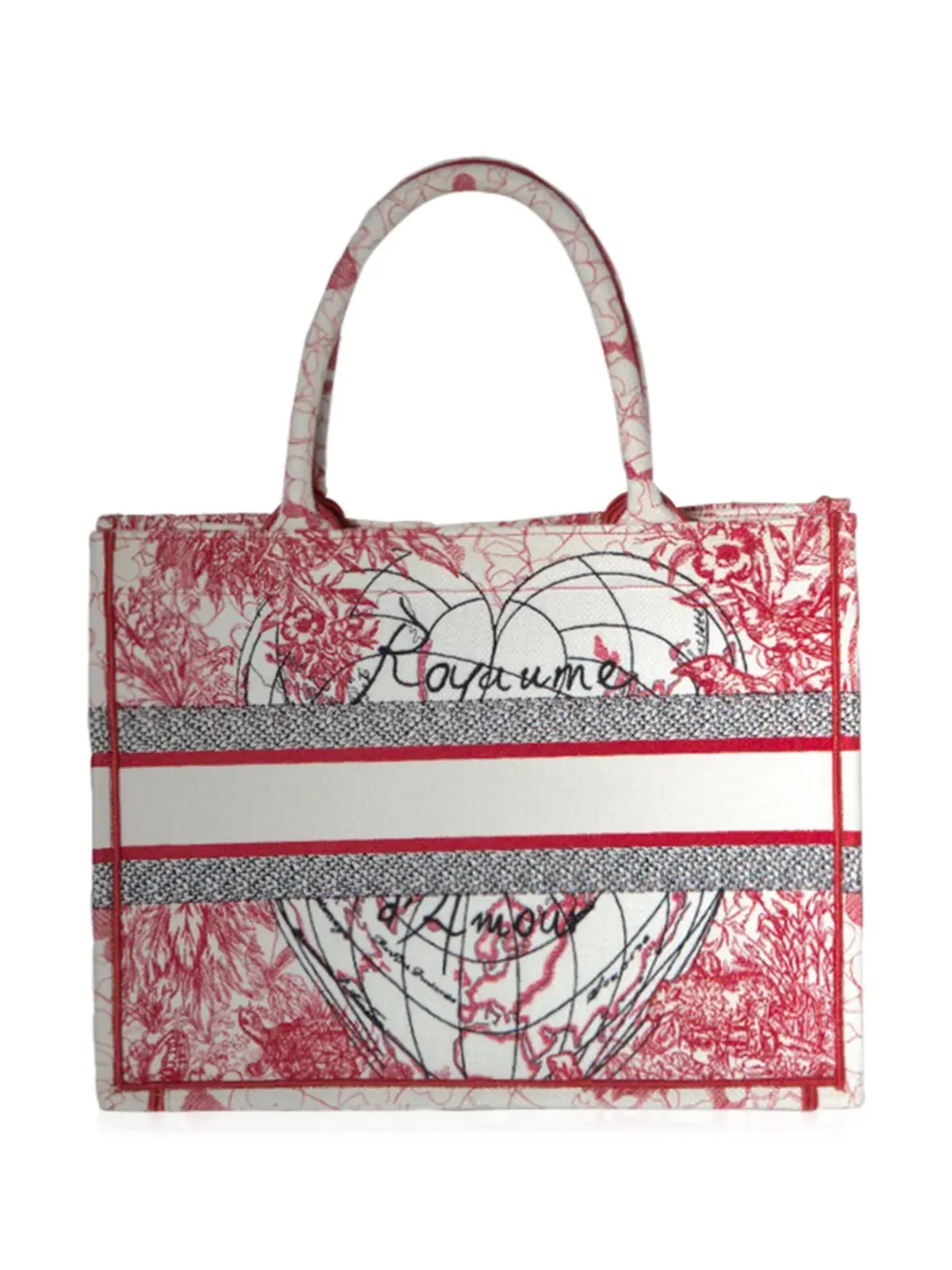Christian Dior Pre-Owned D-Royaume d'Amour ブックトートバッグ ピンク - 画像2