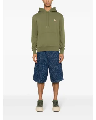 Maison Kitsuné デニムショーツ アブストラクトデイジー柄 ブルー - サムネイル2