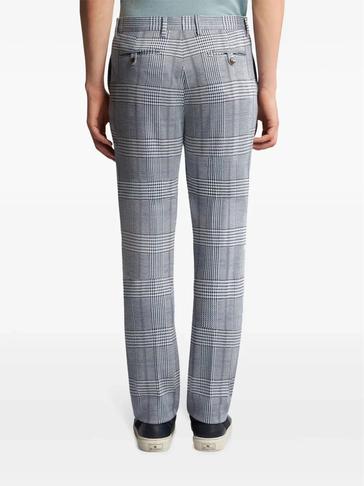 ETRO テーラード チェックパンツ - 画像4