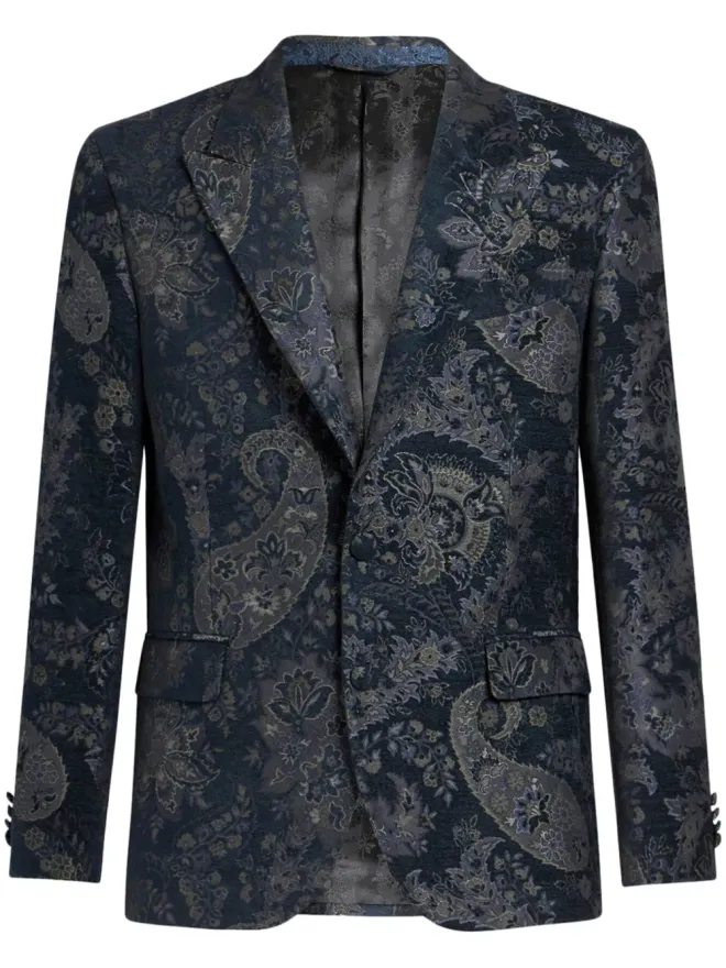 ETRO ETRO ペイズリー ジャカード ブレザーの商品画像