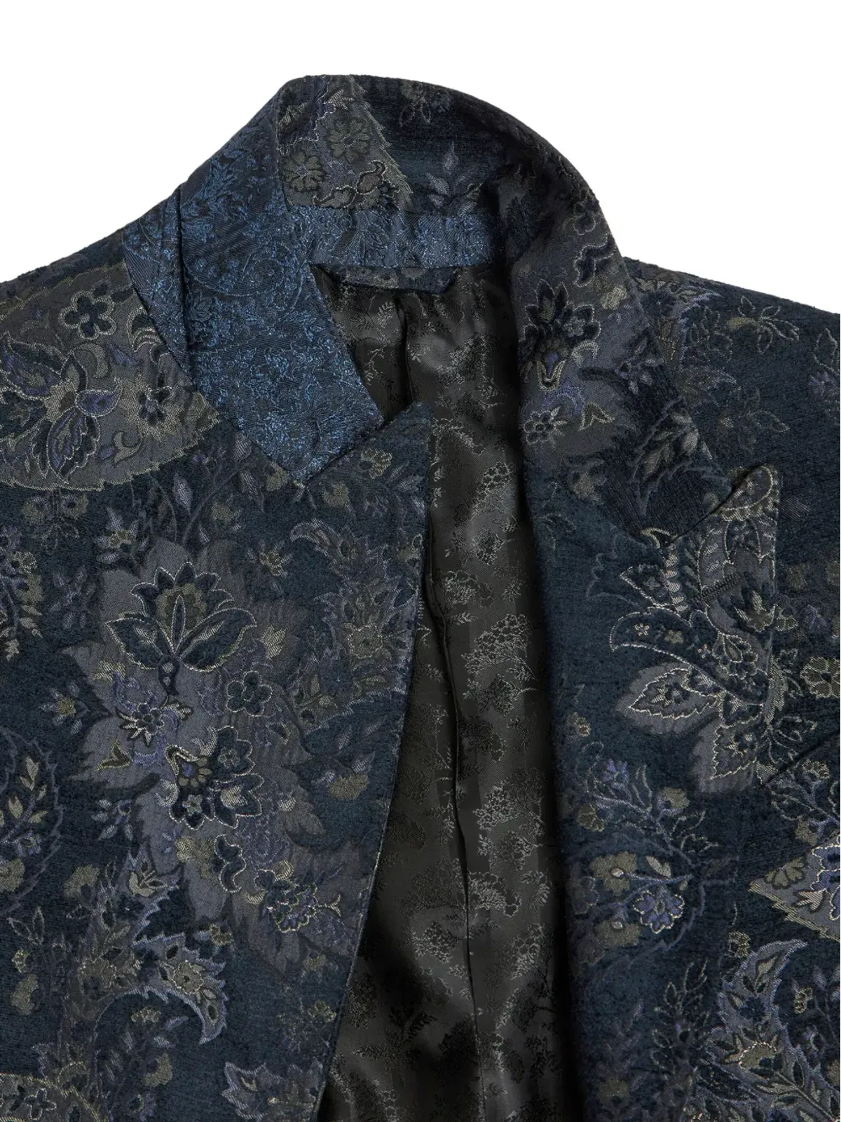 ETRO ペイズリー ジャカード ブレザー - 画像5