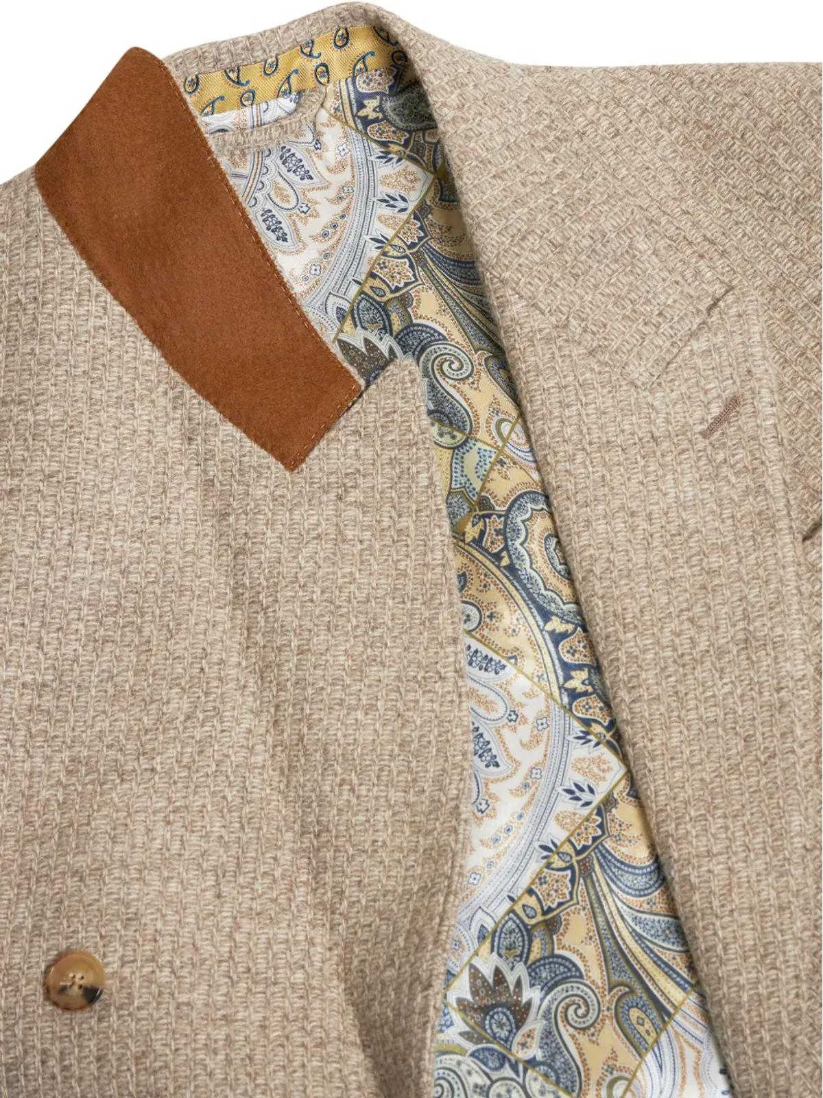 ETRO ダブルブレスト ピークラペル ブレザー - 画像5