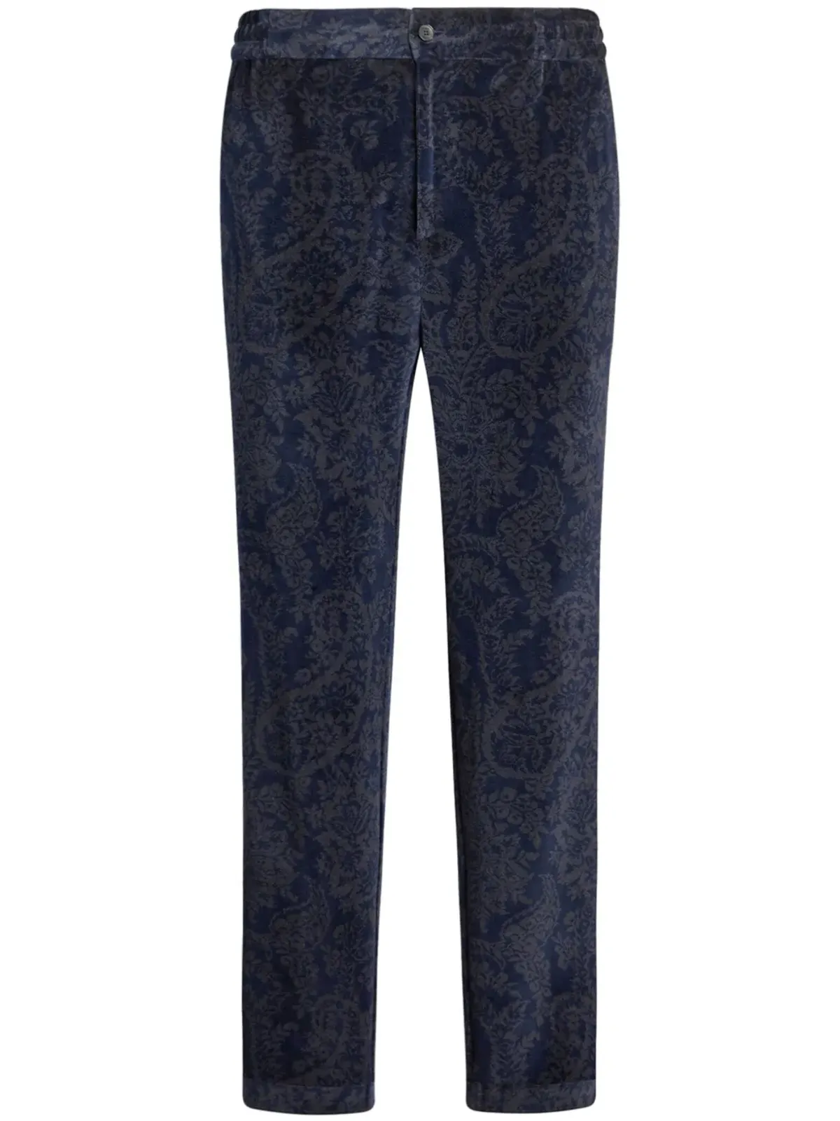 ETRO ペイズリージャカード スリムカットパンツ ブルー - 画像1