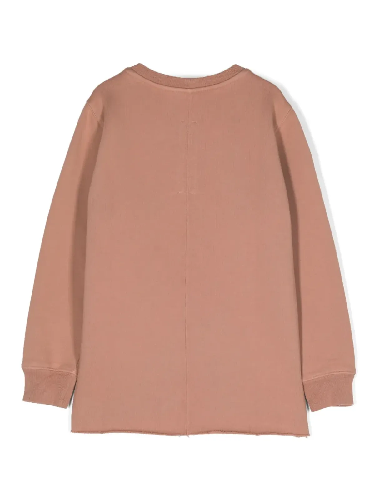 Rick Owens Kids 切りっぱなしヘムのスウェットシャツ - Pink - 画像2