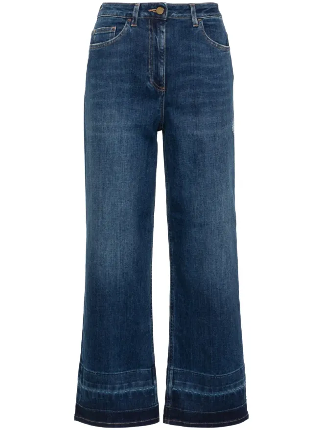 Elisabetta Franchi Elisabetta Franchi ワイドレッグジーンズ - ブルーの商品画像