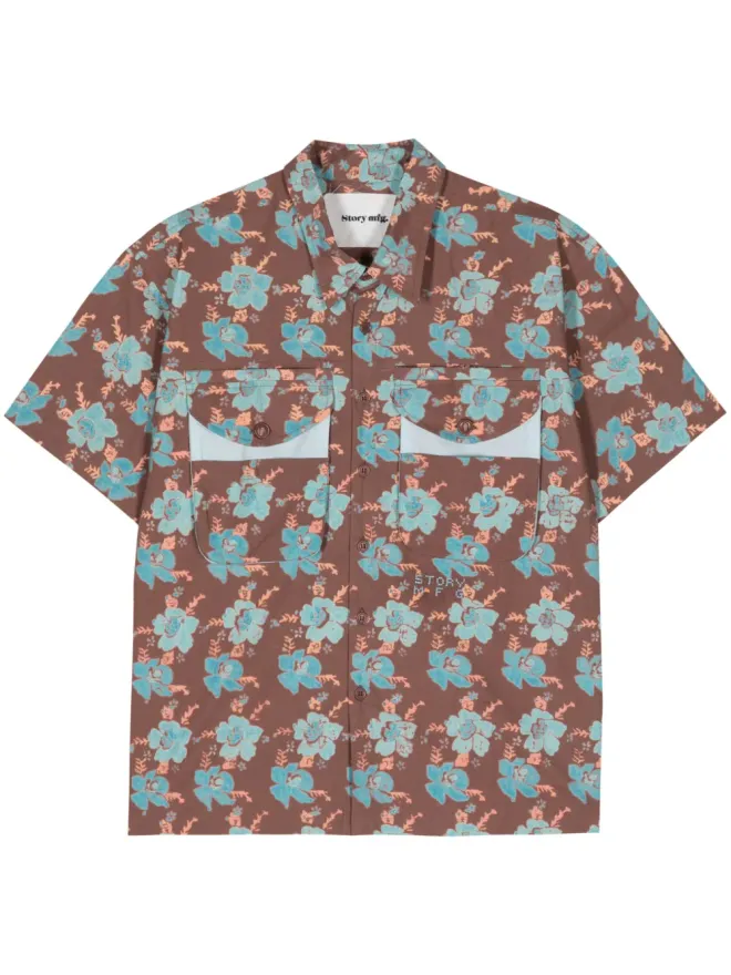STORY mfg. STORY mfg. フローラルプリント コットンシャツの商品画像