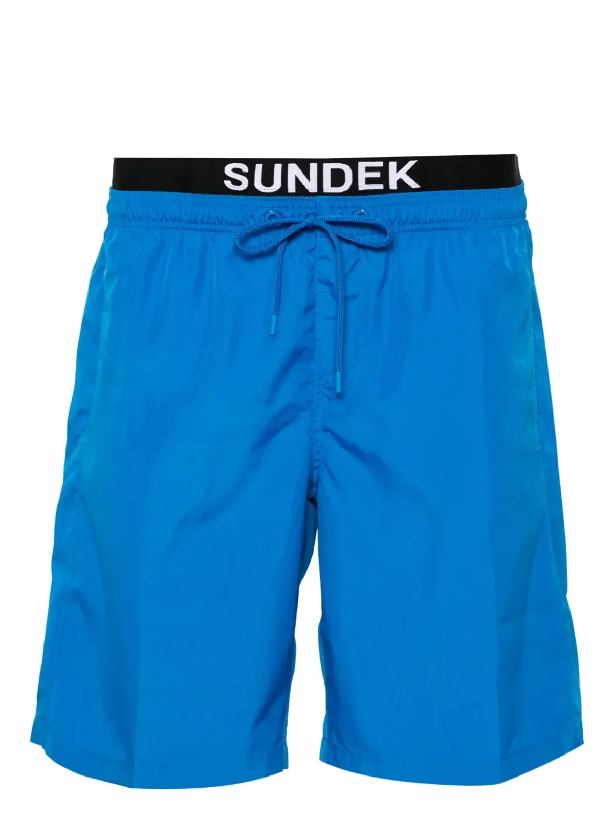 Sundek ロゴアップリケ付きレイヤードスイムショーツ - 画像1