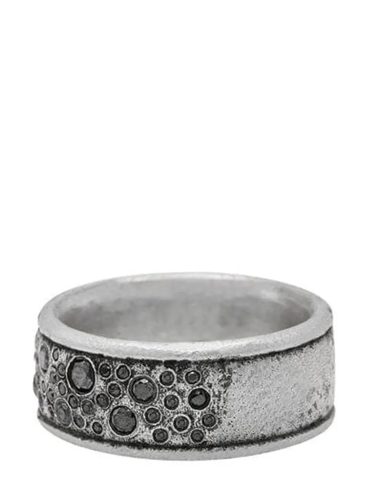 John Varvatos Stardust ブラックダイヤモンド リング - 画像2