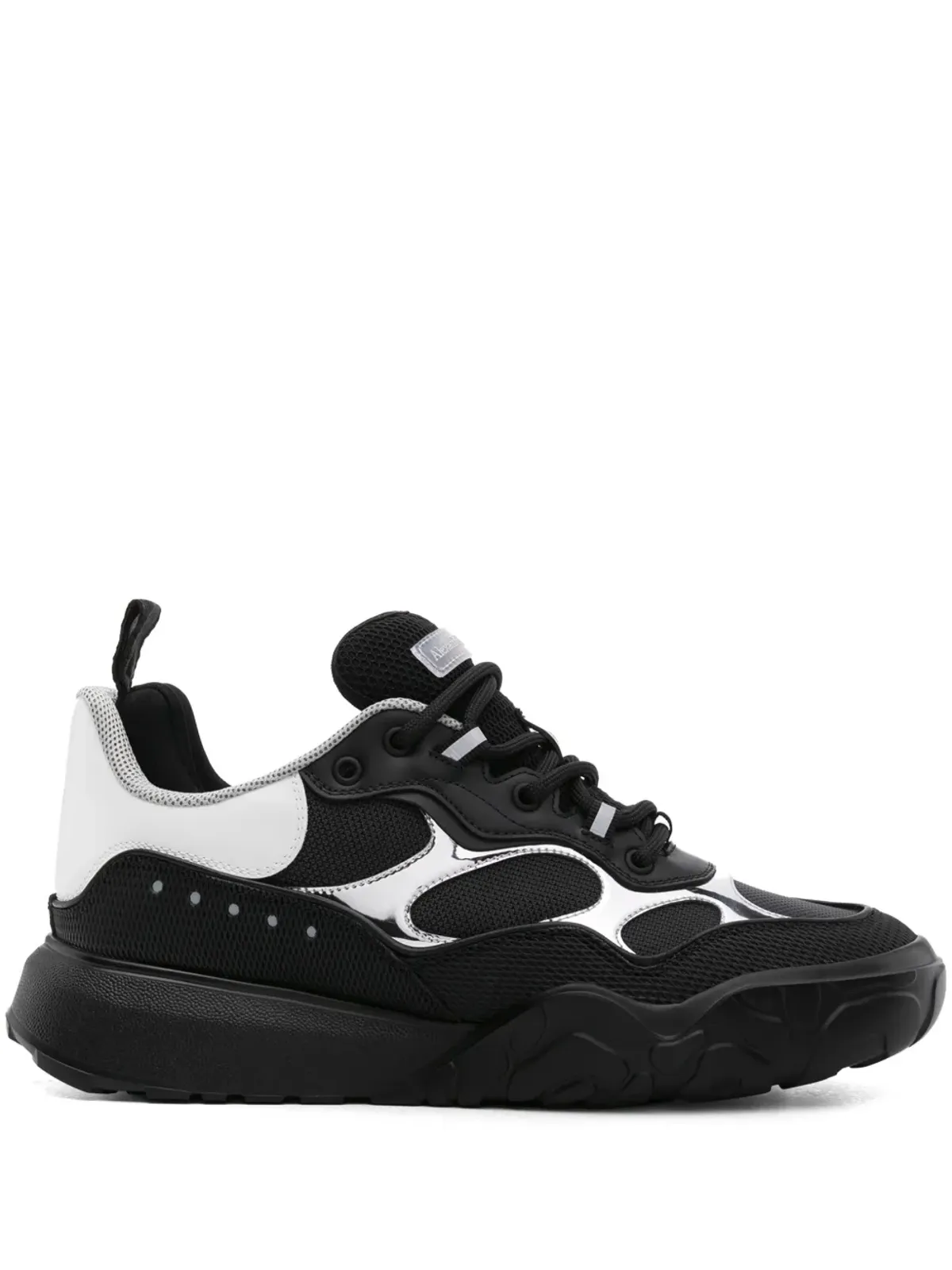 Alexander McQueen レースアップパネルドスニーカー - 画像1