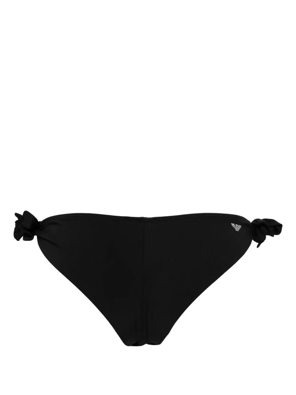 Emporio Armani サイドタイ付きビキニボトム ブラック - 画像2