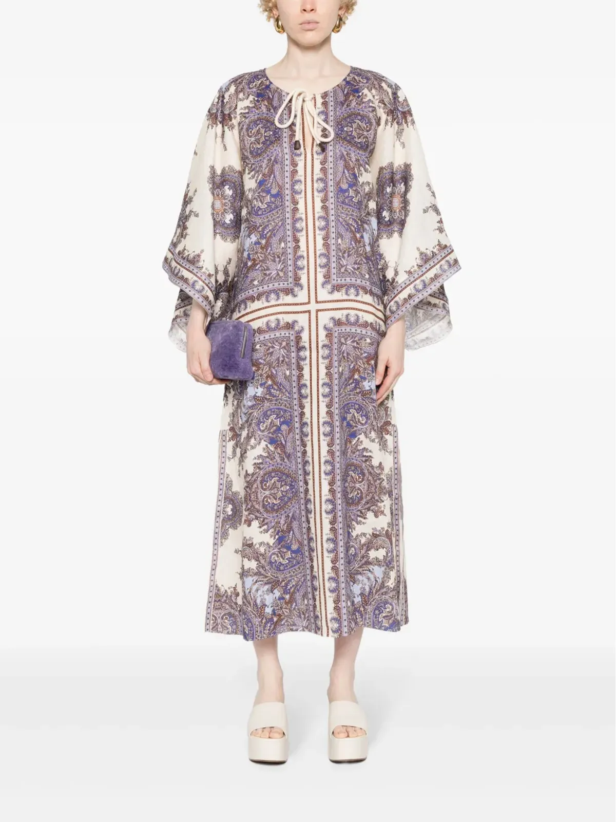ZIMMERMANN オティー リネンカフタンワンピース - 画像2