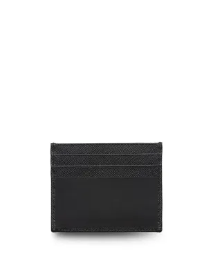 Prada トライアングルロゴ レザー ウォレット - ブラック - サムネイル2