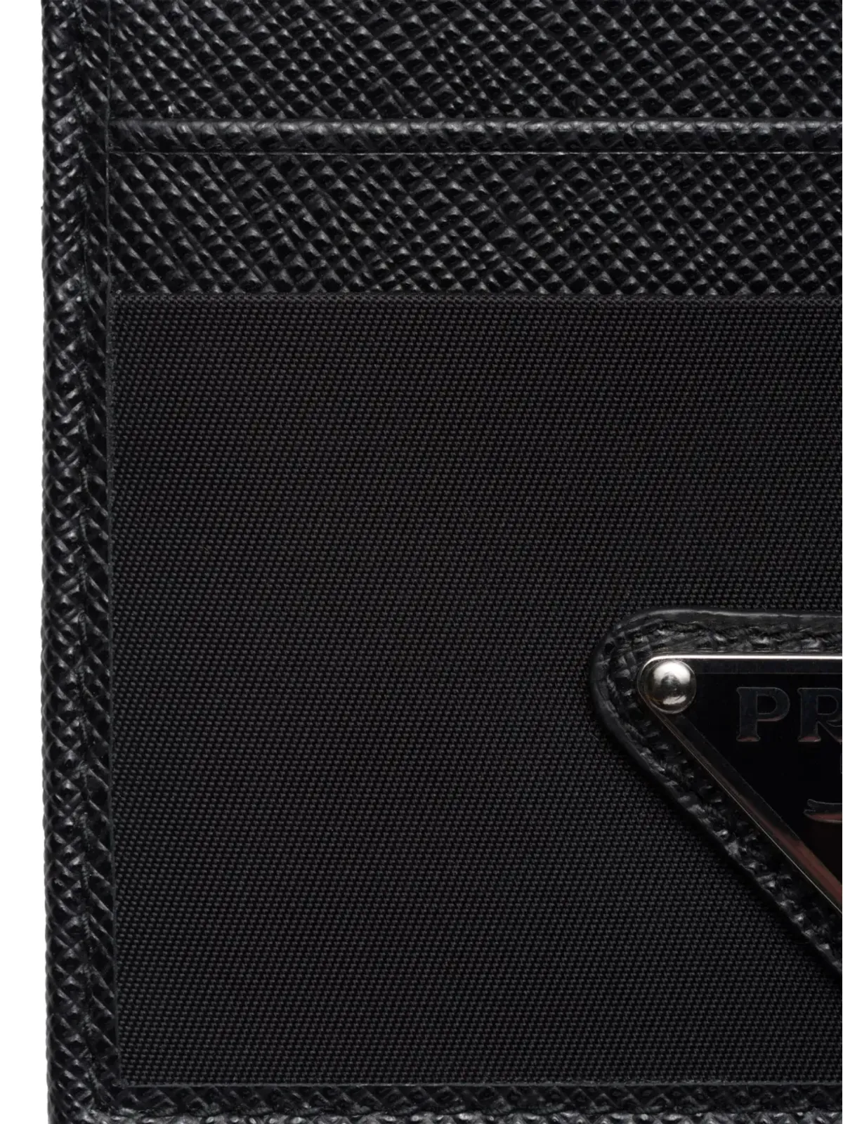 Prada トライアングルロゴ レザー ウォレット - ブラック - 画像3