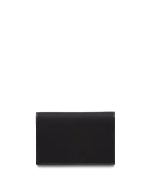 Prada エナメル三角ロゴ ウォレット - ブラック - サムネイル2