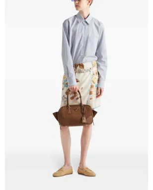 Prada フローラルプリント シルクスカート - サムネイル2
