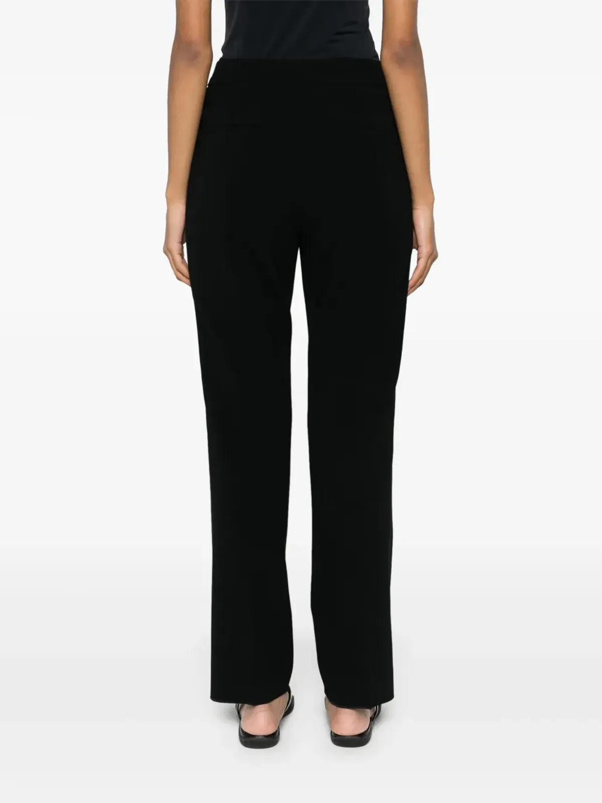 Max Mara カディ テーラードパンツ ブラック - 画像4