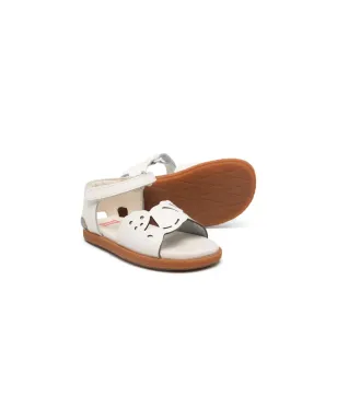 Camper Kids ツインズ レーザーカット レザー サンダル - White - サムネイル2