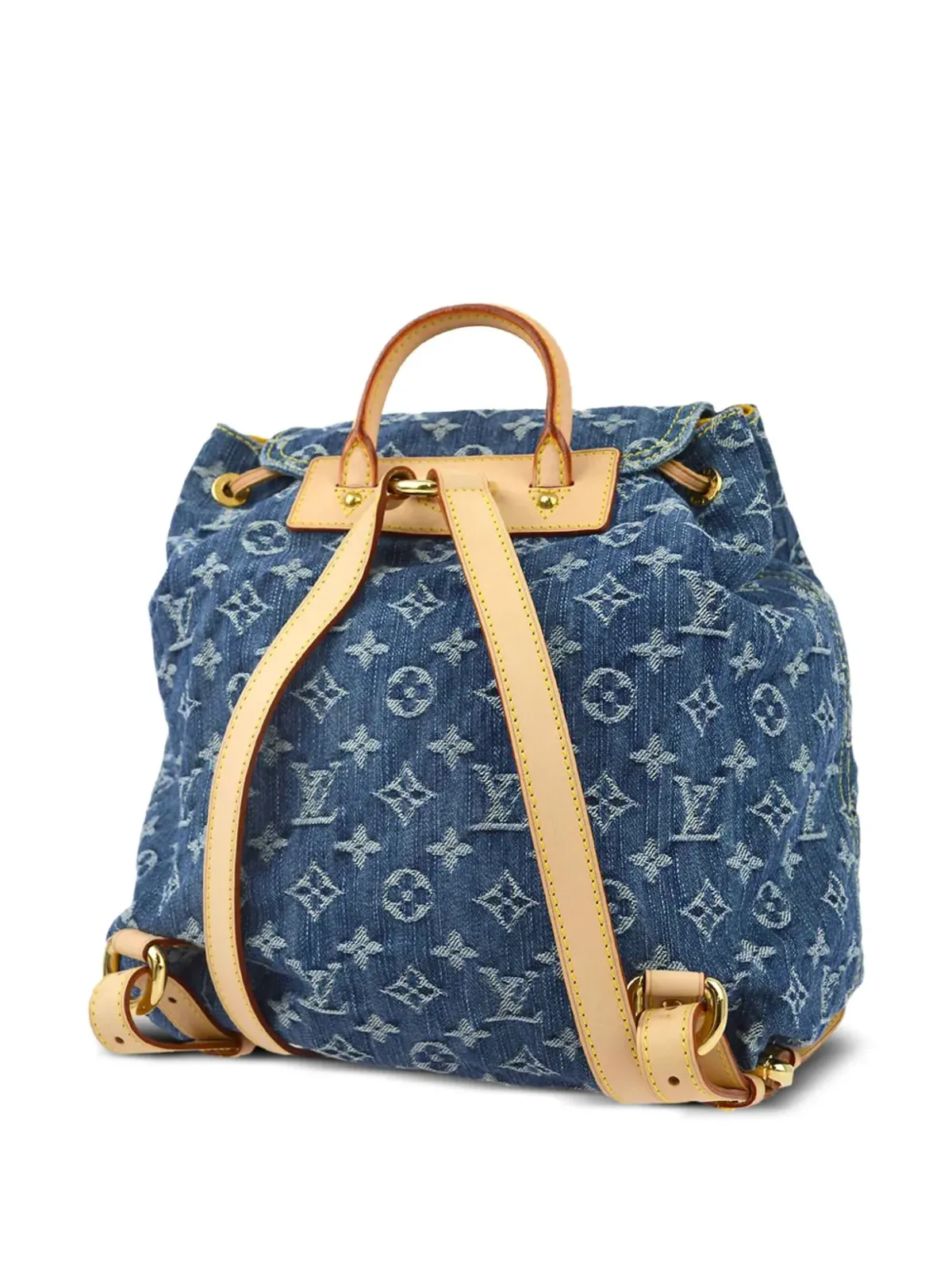 Louis Vuitton ビンテージ Sac a Dos GM デニムバックパック - Blue - 画像2