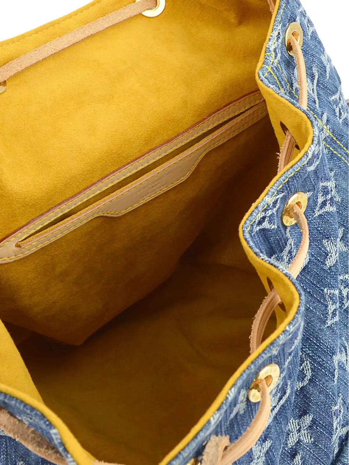 Louis Vuitton ビンテージ Sac a Dos GM デニムバックパック - Blue - 画像4