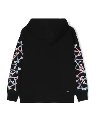 AMIRI KIDS ボーンプリント コットン フーディ - サムネイル2