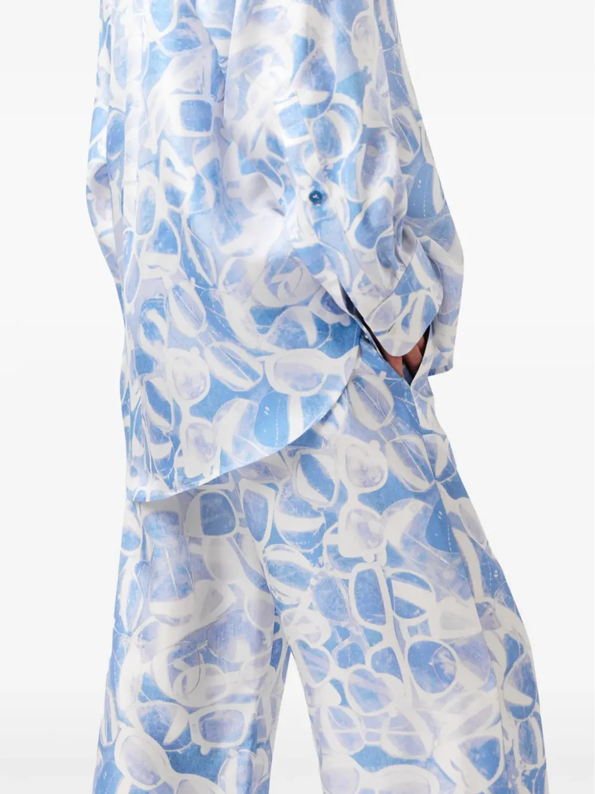 Stella McCartney サングラスプリント パジャマパンツ - 画像5