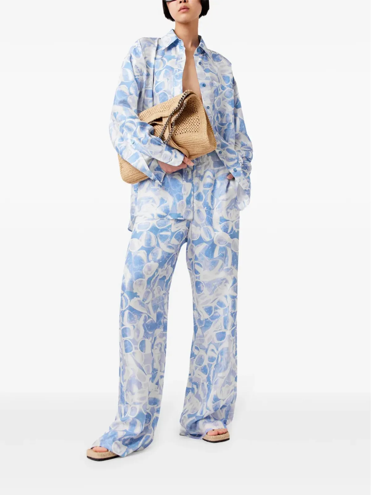 Stella McCartney サングラスプリント パジャマパンツ - 画像2