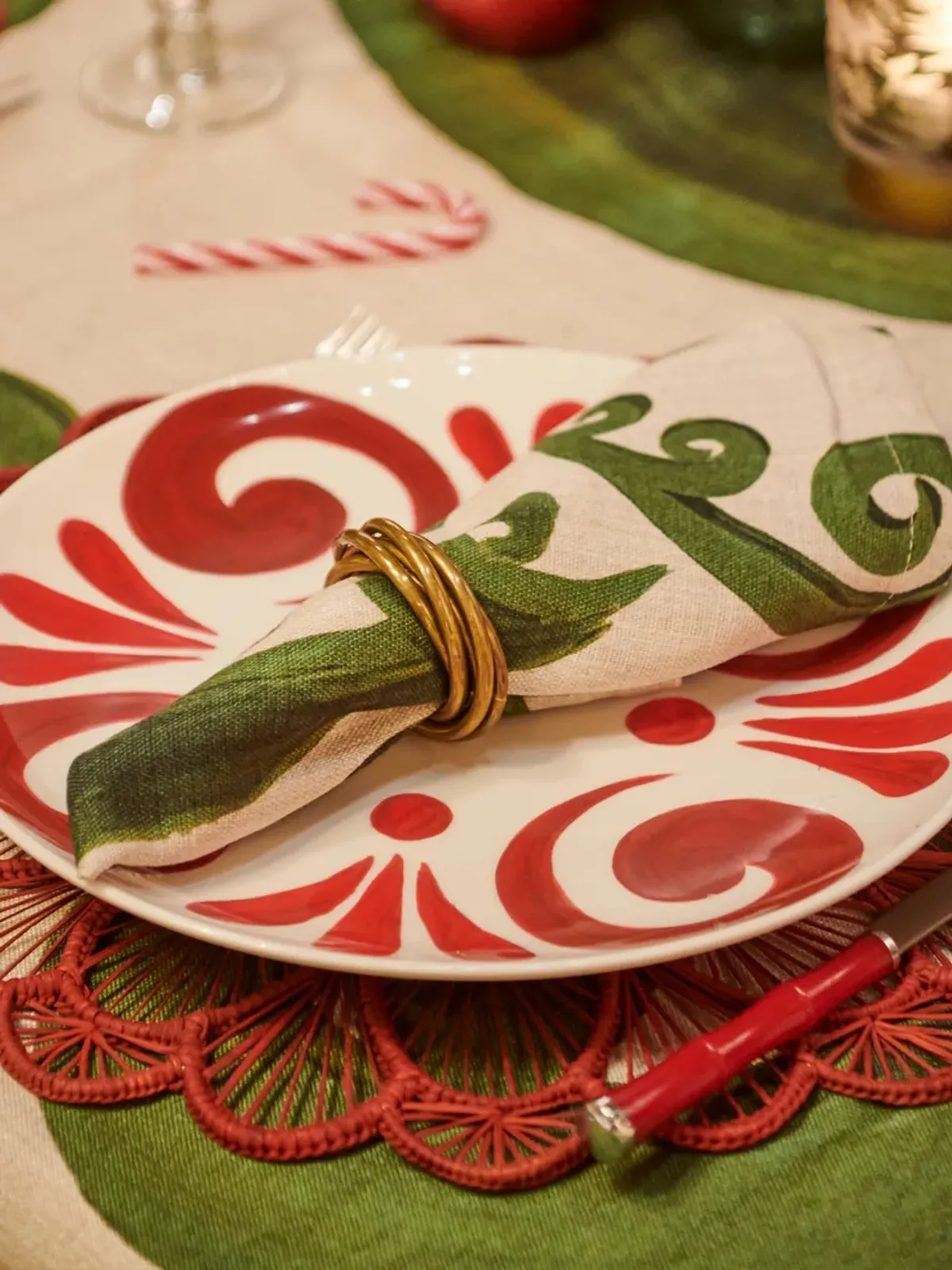 Themis Z Symi placemat (set of two) - Red - 画像3
