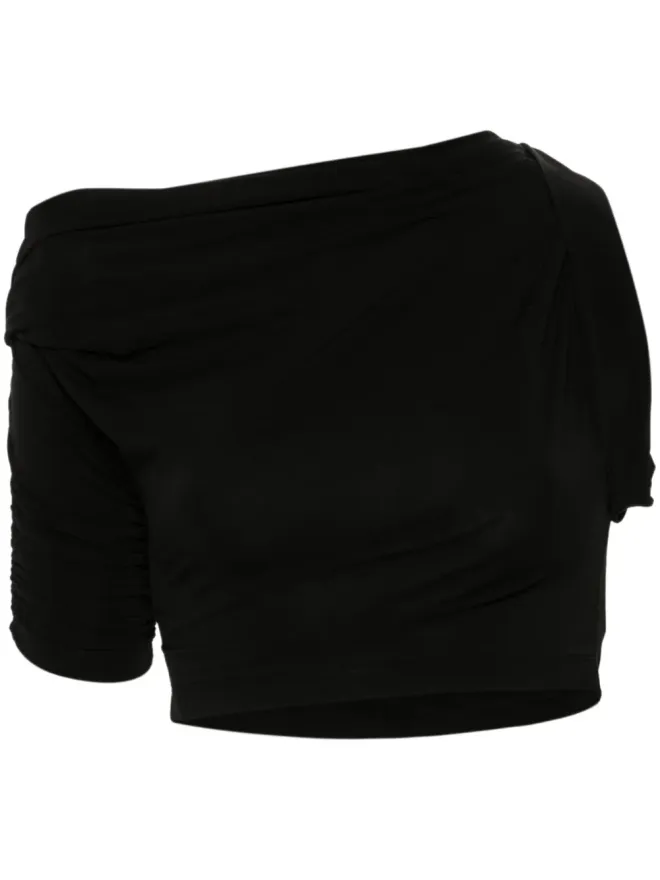 JACQUEMUS Jacquemus ドレープトップ ブラックの商品画像