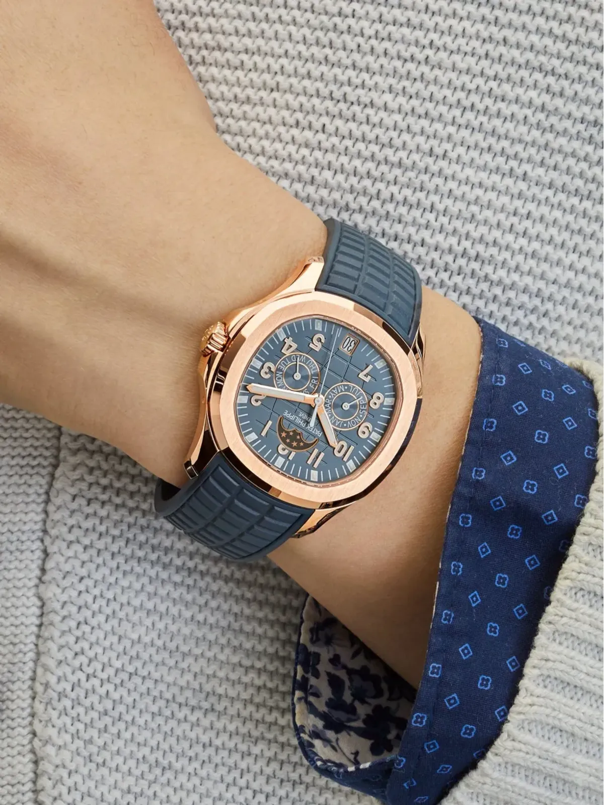 Patek Philippe アクアノート ルーチェ ブルー - 画像2