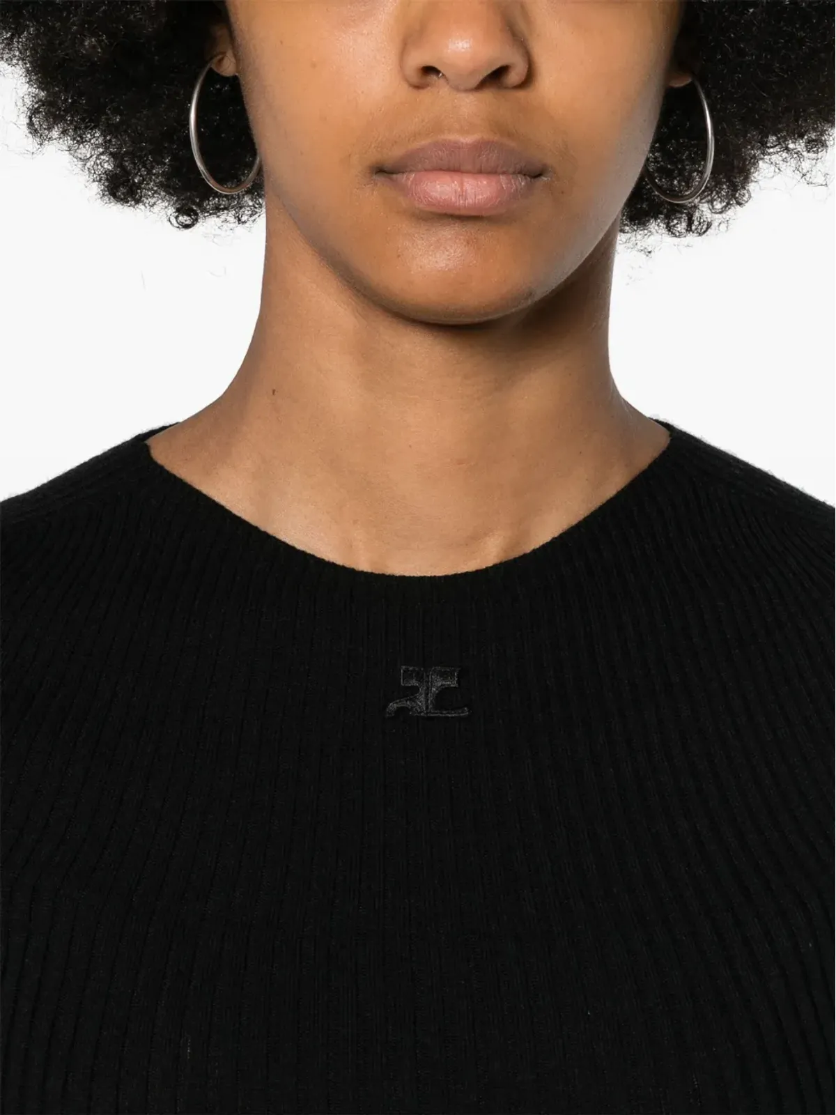 Courrèges ソーラーリブニットセーター - 画像5