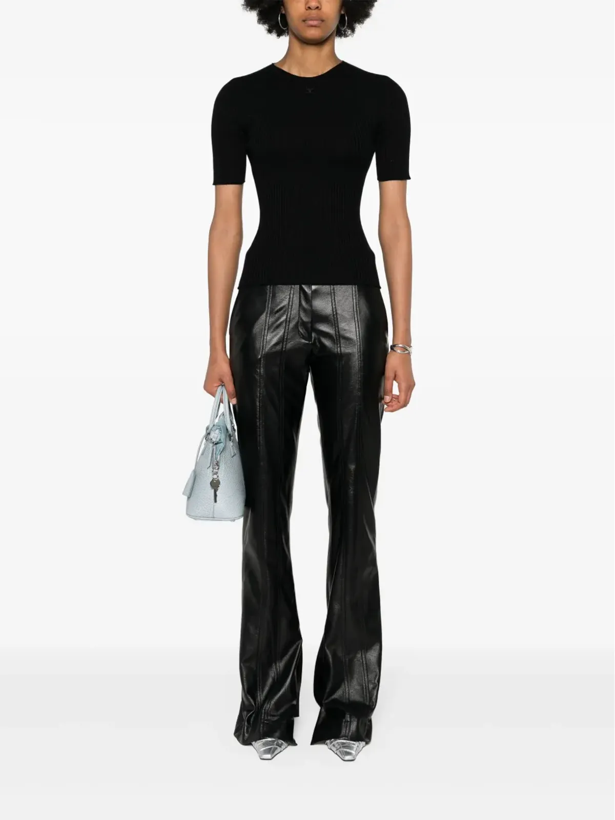 Courrèges ソーラーリブニットセーター - 画像2