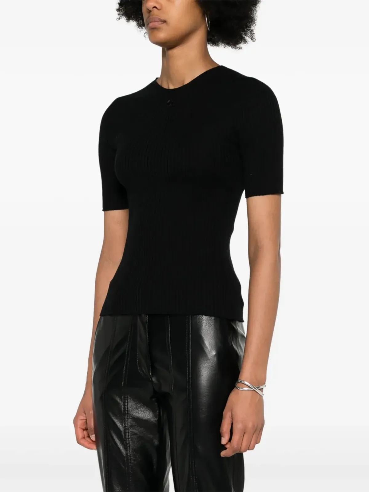 Courrèges ソーラーリブニットセーター - 画像3