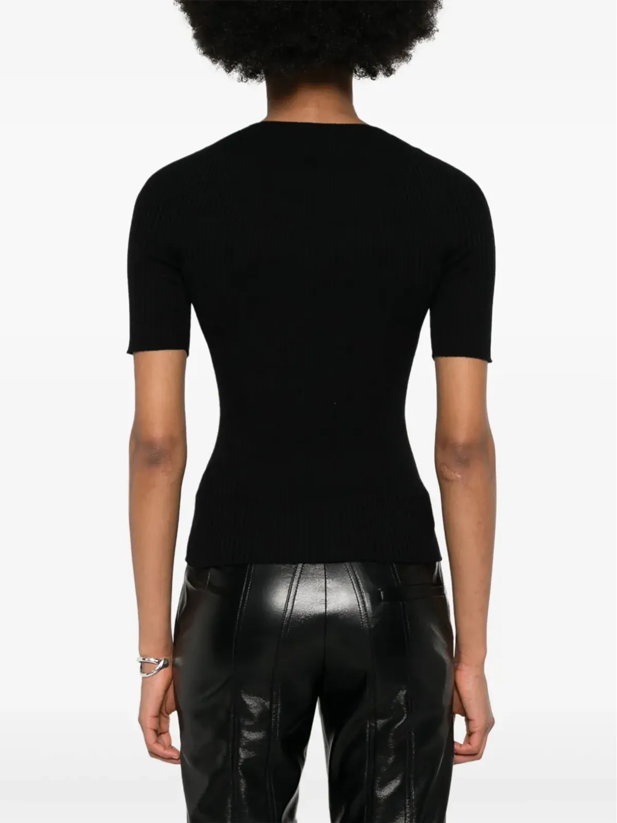 Courrèges ソーラーリブニットセーター - 画像4