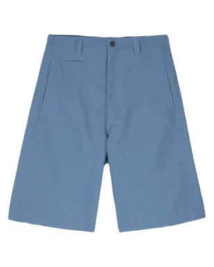 Maison Kitsuné ロゴパッチベルマダショーツ - ブルー - サムネイル1