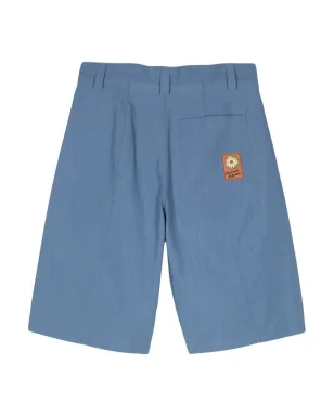 Maison Kitsuné ロゴパッチベルマダショーツ - ブルー - サムネイル2