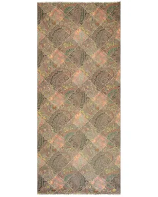 ETRO プリント カシミア スカーフ - サムネイル1