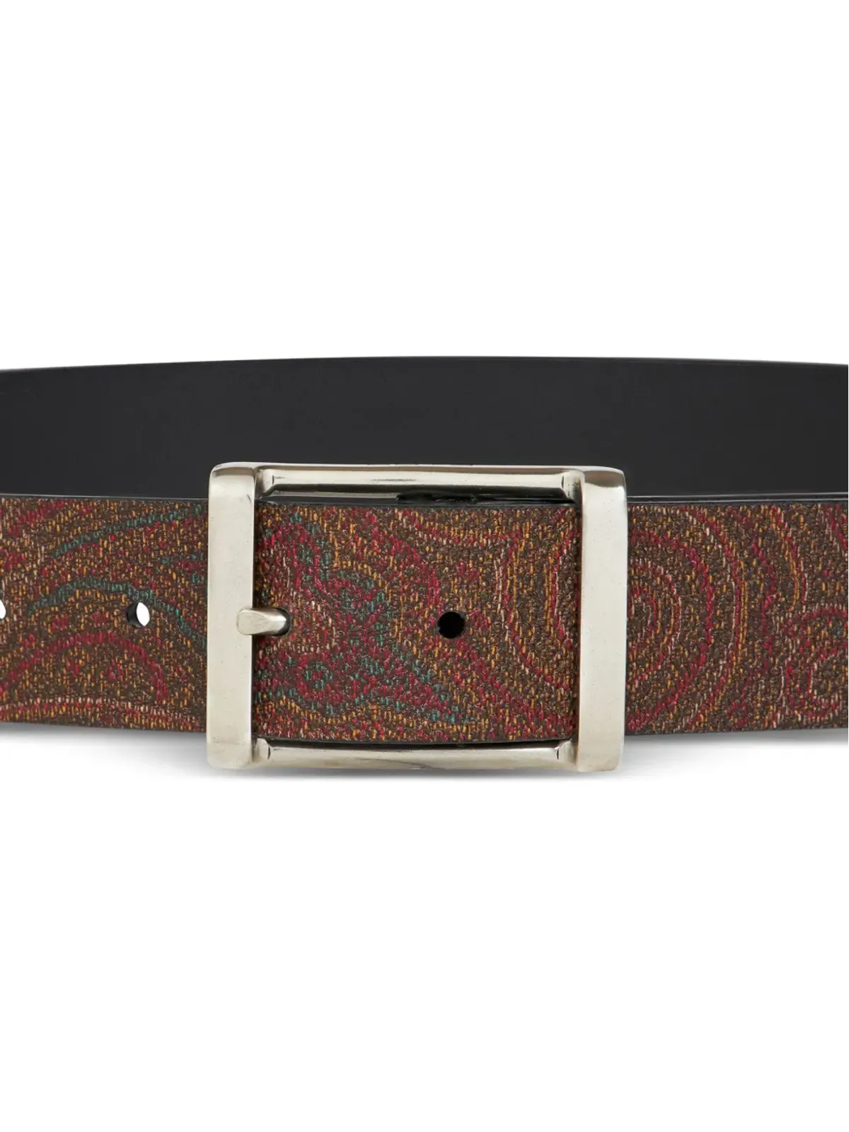 ETRO リバーシブル レザー ベルト - 画像4
