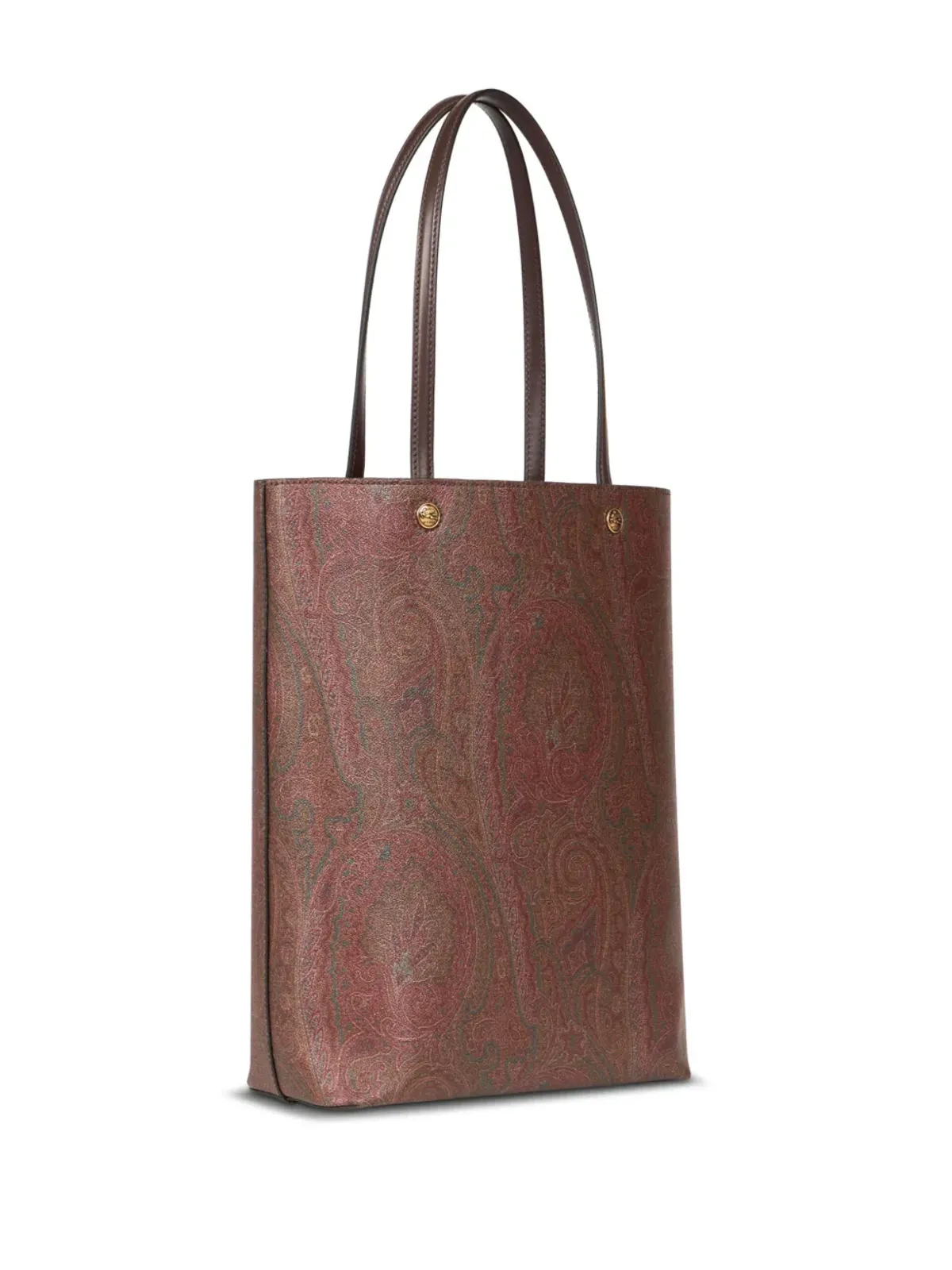 ETRO ペイズリープリント オープントップ トートバッグ - ブラウン - 画像4