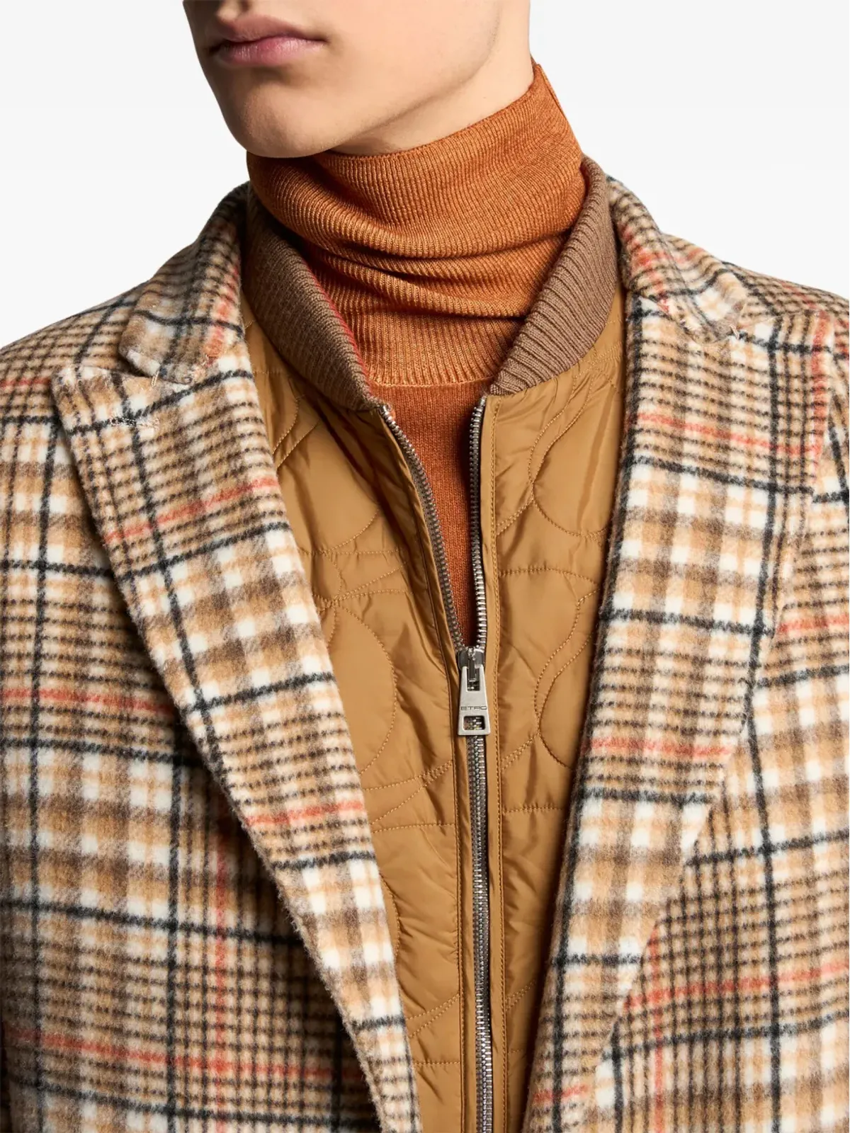 ETRO リバーシブル シングルブレスト コート - Neutrals - 画像3