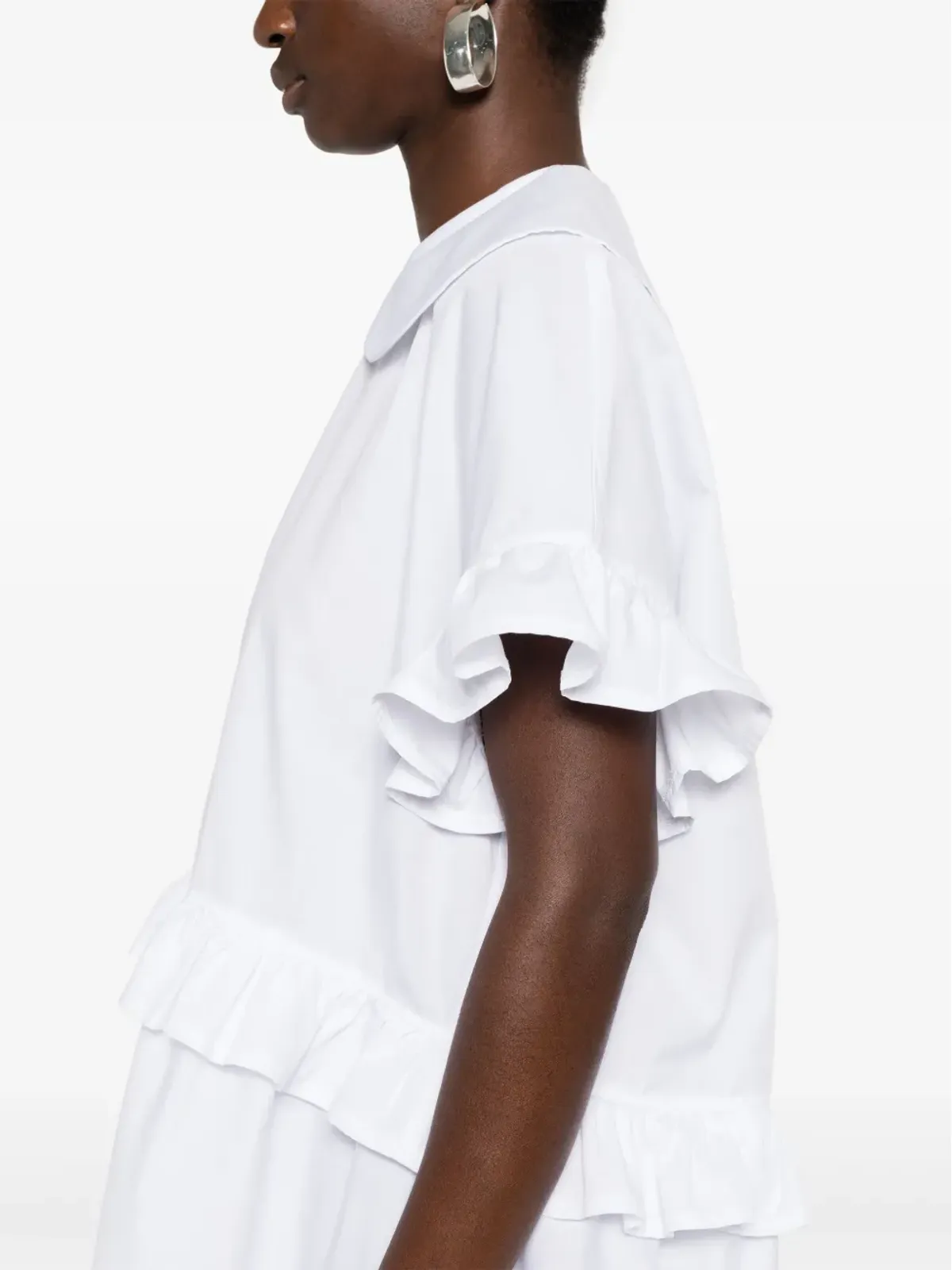 Ioana Ciolacu Dahlia ruffled dress - White - 画像5