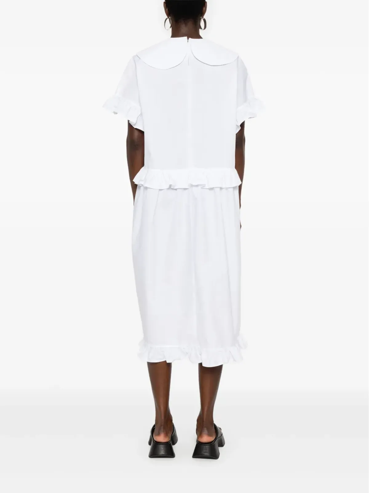 Ioana Ciolacu Dahlia ruffled dress - White - 画像4