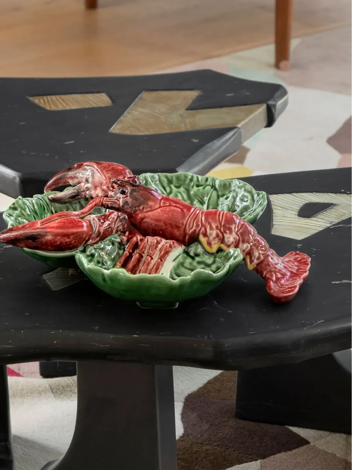 Bordallo Pinheiro キャベツ形ロブスター前菜皿 - 画像3