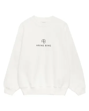 ANINE BING Jaci クルーネック スウェットシャツ - Neutrals - サムネイル1
