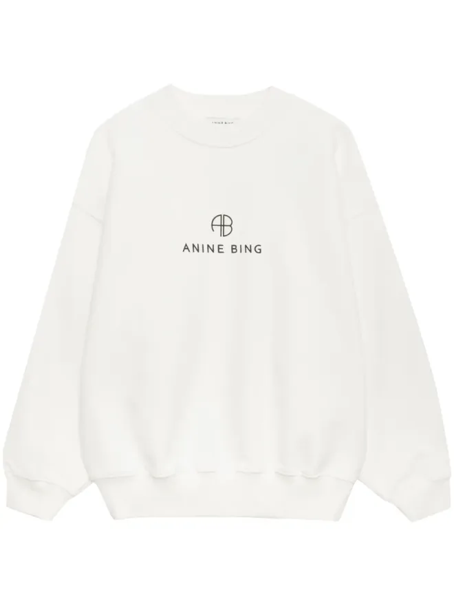 ANINE BING ANINE BING Jaci クルーネック スウェットシャツ - Neutralsの商品画像