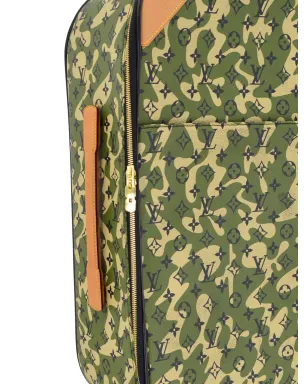 Louis Vuitton ビンテージ × Takashi Murakami 2008 Pegase 60 スーツケース - グリーン - サムネイル3