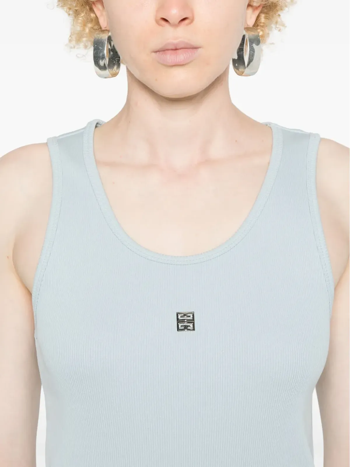 Givenchy 4G タンクトップ ブルー - 画像5