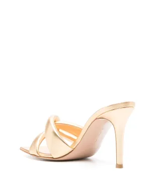 Gianvito Rossi 85mm アムール ミュール - ゴールド - サムネイル3