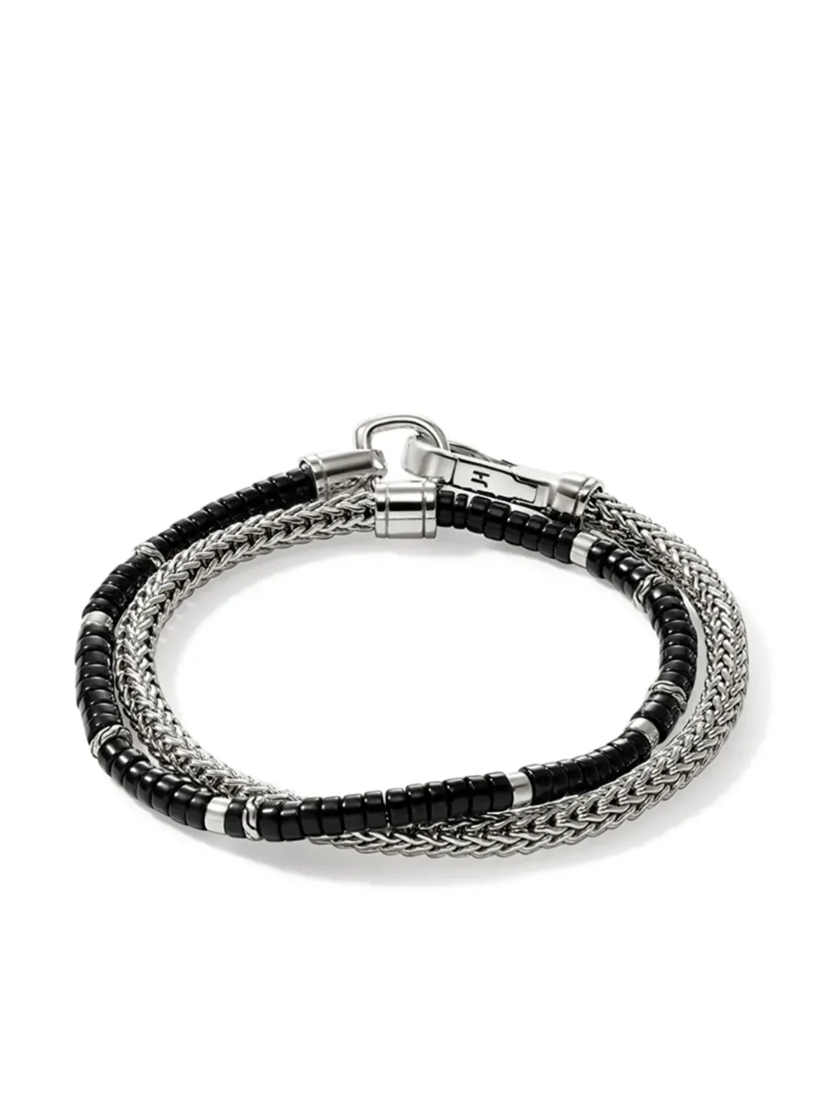 John Hardy スターリングシルバー ブラックオニキス ヘイシ ブレスレット - 画像5